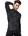 SPVISE Black Long Sleeve Compression Shirt Mens Sports Compression Tops Cool Dry Workout Running Undershirts Summer T-Shirts