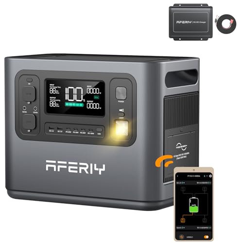 Amazon.co.jp: AFERIY ポータブル電源 P110 と DC600 走行充電器セット
