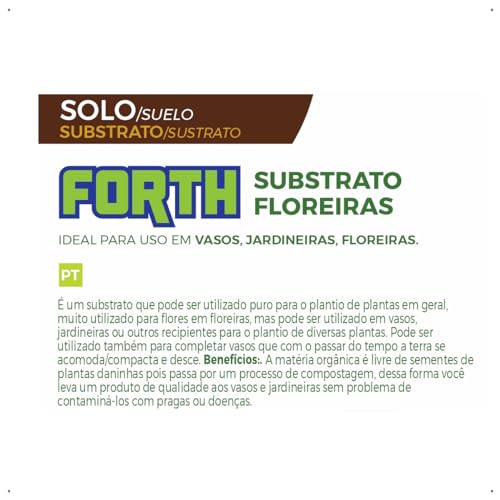 Substrato Forth Vasos e Floreiras 2Kg - Condicionador para Terra - Saco