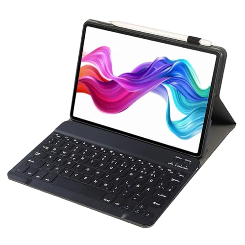 Funda con teclado inalámbrico para estudiar y trabajar con Samsung T510 3