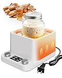 MQUPIN Sauerteig Starter Wärmer, gleichmäßiges Wasserbad-Sauerteigwärmer, 1°F präziser Thermostat (70-104°F), 198-Stunden-Timer, intelligenter Wärmer für Kombucha, Joghurt und Bierfermentation (Weiß)
