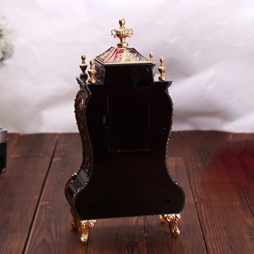 Reloj de mesa tradicional antiguo para decorar la chimenea de su sala de estudio 8
