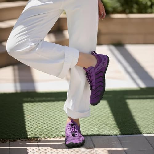 Image of EWUHA Barefoot Shoes Womens Mens Footwear for Walking Hiking with Wide Toe Box,Healthy & Non-Slip,Breathable Barefoot Vitality Water Shoes for Beach Pool Swim Outdoor (Unisex)