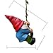 Hanging Gnome Garden Statue Decoration,Climbing Gnomes Statue Figurine Ornament for Indoor Outdoor Home Garden Decor