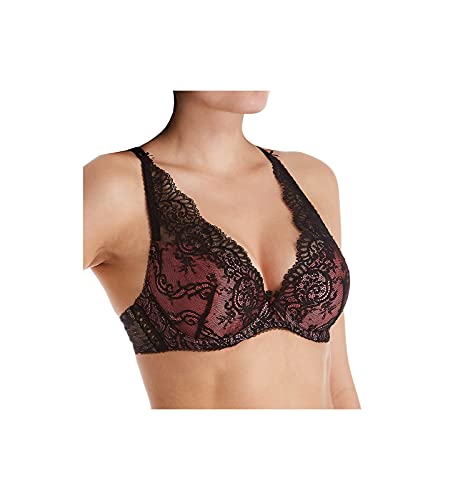 Aubade Women's Plunge Bra, Charme Black, 30DD Aubade Women's Plunge Bra, Charme Black, 30DD