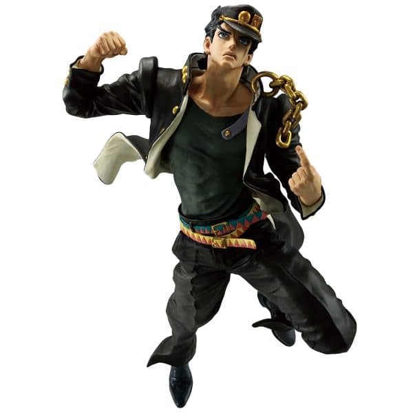 Ichibansho Figura Jotaro Kujo JoJo's Bizarre Adventure: Stardust Crusaders 26 cm - IS68925 Multicolore - Figura da collezione - Ideale per i fan degli Anime (Banpresto)