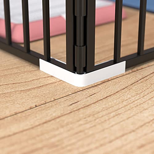 Peipoos Dog Panel Pet Playpen Pen Bunny Fence Indoor Outdoor Fence Playpen Heavy Duty Exercise Pen Dog Crate Cage Kennel (55" L X 27.5" W X 27.5" H) #TOP5