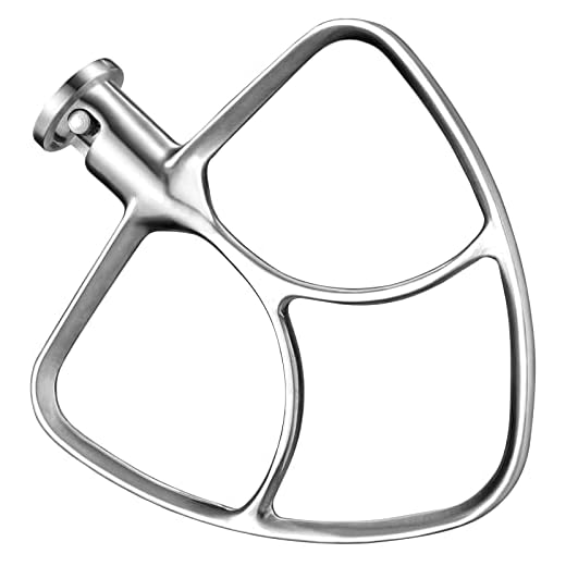 LETOMS Paddle Attachment for Kitchenaid Stand Mixers 4.5-5 Quart, Flex Edge Beater for Kitchenaid Mixer, Dishwasher Safe