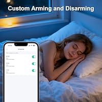 Alarm System for Home Security,12Pcs 4.3in Touch Screen Siren Hub with WiFi/4G Smart Alarm System Kit,Door Window Sensors,Motion Sensors,APP Control,Compatible with Alexa,No Monthly Fee — image 7