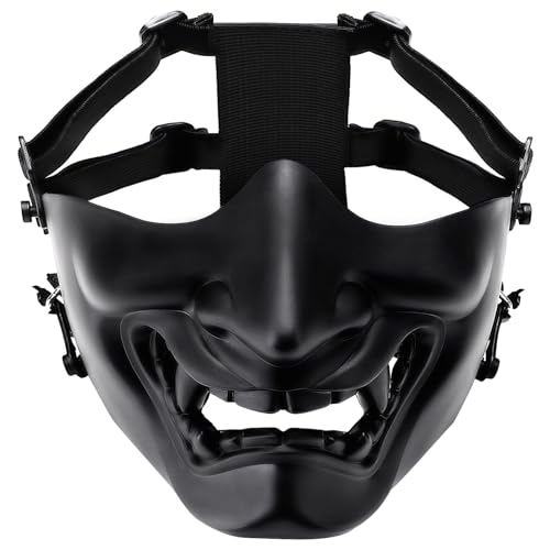 BOSREROY Outdoor Game Half Face Creative Protective Airsoft Mask Fashion
