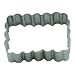 Produktbild BekkiB Ausstecher "Rechteck gewellt" - Kleine Ausstechform ca. 4,5 x 3 cm - Form aus Edelstahl ist spülmaschinengeeignet - 7023