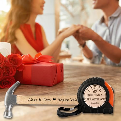 Cinta Métrica Llavero Personalizada Día San Valentín miniatura 5