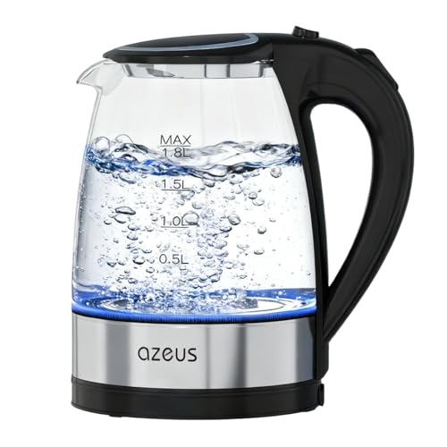 AZEUS Fast Boil Electric Water Kettle, 1.8L Large...