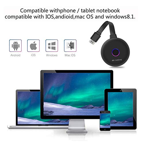 Image of WiFi Display Dongle, Wireless Display Receiver 1080P Wireless Dongle HDMI TV Miracast DLNA Airplay Compatible with iOS /Android /Windows /Mac (X3)