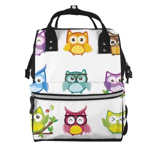 Sac à dos maman multifonction noir pour ranger toutes les couches