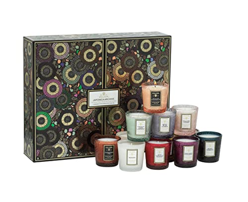 VOLUSPA Pedestal Warm Tones Candle Set