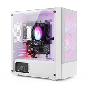 STGsivir Desktop-PC, Ryzen 5 3400G bis zu 4, 0 GHz, 16 GB DDR4 RAM, 512 GB SSD, WiFi6, BT 5.0, RGB-Lüfter x3, Windows11 Pro