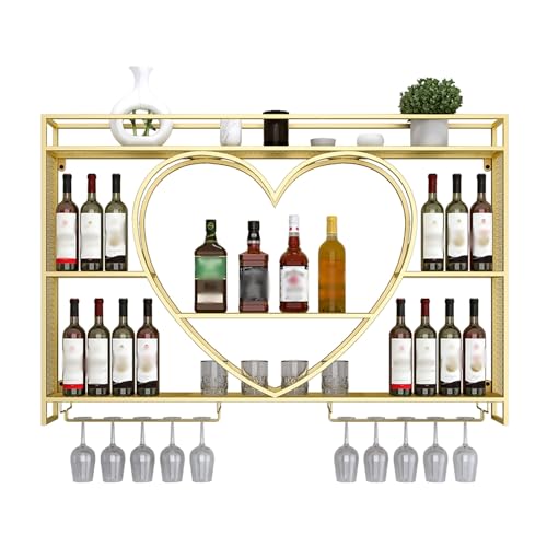 Making Wine Racks Plans: Easy DIY Designs for Stylish Wine Storage Solutions 9 Mobile Storage Rack Freestanding Display Rack Tool Pegboard Garage,Floating Wine Rack Wall Mounted with Glass Holder Heart Shaped Liquor Bottle Shelf Display Stand for Living Room or Wine Ce