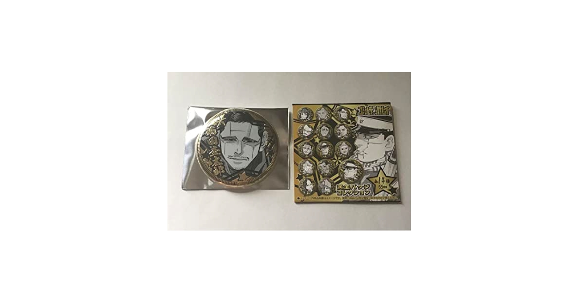 ゴールデンカムイ 菊田杢太郎 黄金バッジ 缶バッジ　金カム ゴールデンカムイ 菊田杢太郎 黄金バッジ 缶バッジ 金カム