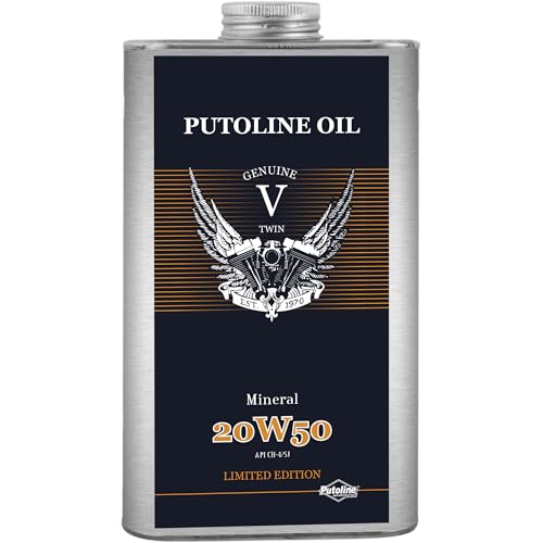 Putoline 74220 V de Twin – Aceite Mineral 20 W de 50 1L