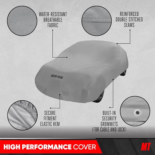 Image of MotorTrend Custom Fit Car Cover for Telsa Model S, All-Weather Protection for Cars Trucks & SUVs, UV Resistant Waterproof Scratch-Resistant, Vehicle Cover for Outdoor & Indoor