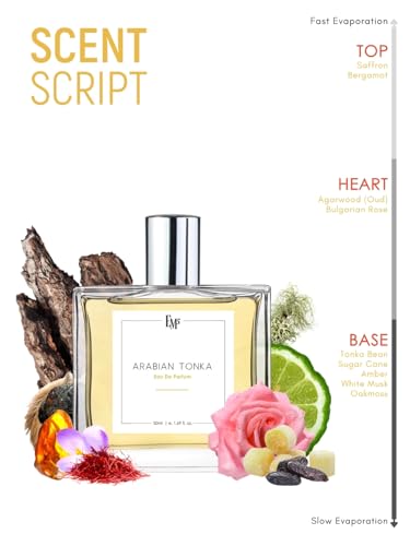 Image of EM5 Arabian Tonka Unisex Perfume | EDP Spray for Men & Women | Amber Sweet Warm & Spicy | Strong & Long Lasting Fragrance | Luxury Gift for Him /Her
