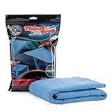 Chemical Guys Thirst Trap Microfiber Chamois Towel, Safe for Cars, Trucks, SUVs, RVs, Motorcycles, &amp; More, 24"x28" (Blue) 1 Pack