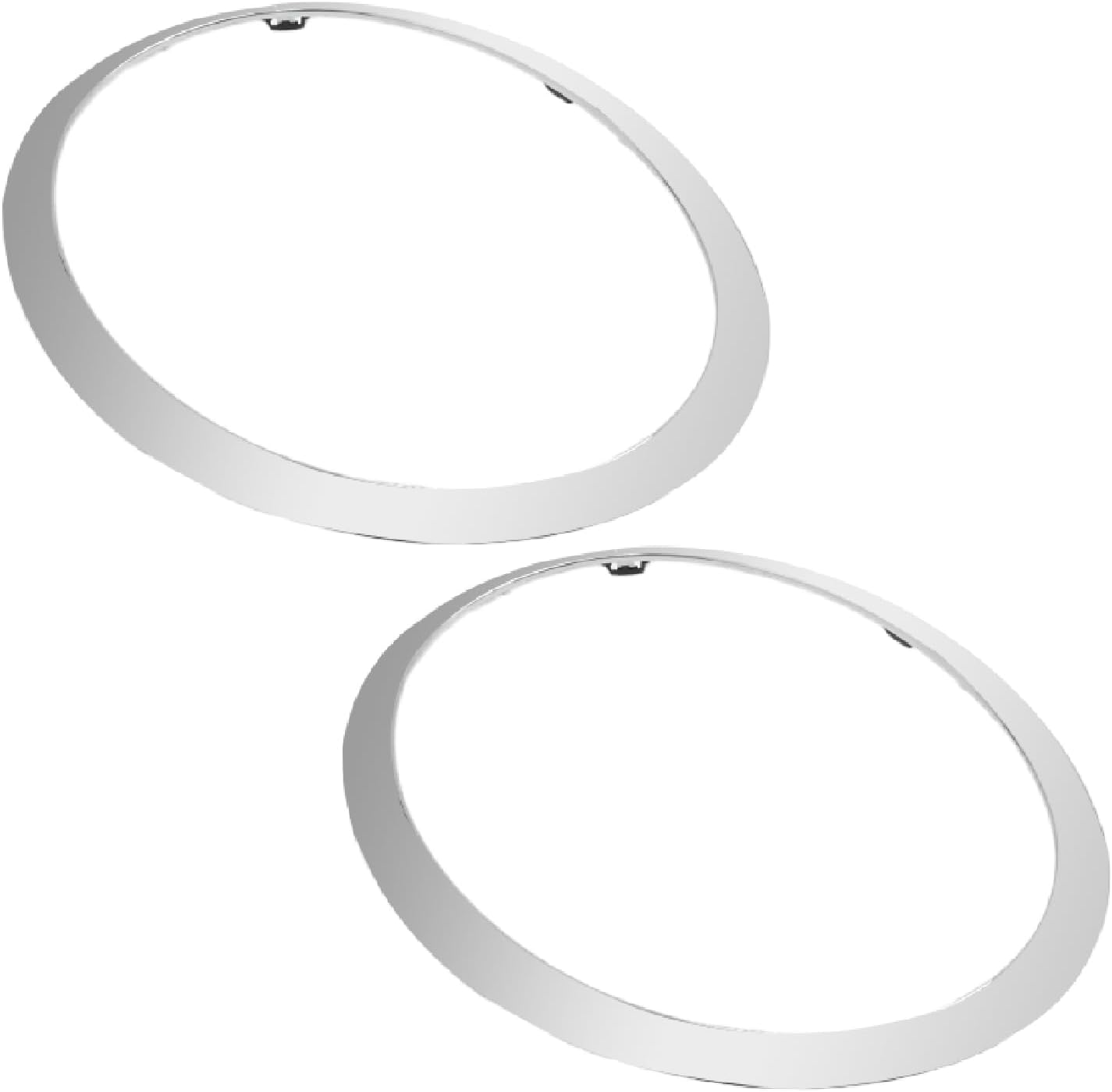 Saihisday 51137300631 Chrome Headlight Bezel For Driver And Passenger Side Headlight Trim Ring Replacement For MINI Cooper F55 F56 F57 2014-2021