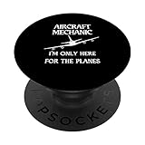 Flugzeugwartungstechniker, Flugzeugmechaniker PopSockets mit austauschbarem PopGrip