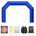 OZIS Inflatable Arch Blue 20ft, Inflatable Archway Built in 150W Blower, Inflatable Start Finish Arch for Party,5K Race,Outdoor Advertising Commerce,School Sport