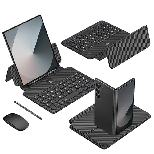 Éliminez la fatigue tactile sur Samsung Galaxy Z Fold 7 étui carbone clavier souris