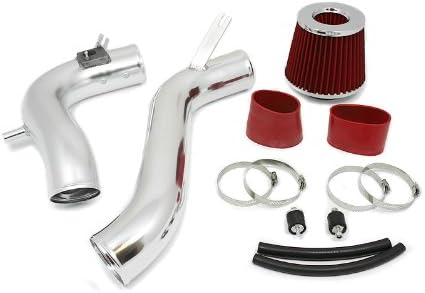 R&L Racing 3" Red JDM Air Intake Racing System + Filter 08-12 For Accord 2.4L L4