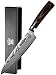Produktbild Zeuß Damastmesser Chefmesser XL (32cm) Profi-Kochmesser aus japanischem 67 Lagen Damaststahl und VG 10 Klinge I Damast-Küchenmesser und Allzweckmesser mit Pakka Messer Holzgriff