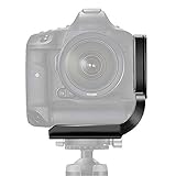 canon 1dx mark iii Diseño hueco y liviano, el tornillo de 1/4 de pulgada para fijar la cámara se puede apretar con herramientas o monedas, tornillos de seguridad en el reverso de la placa de liberación rápida.