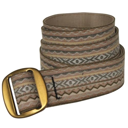 Bison Designs Women's Manzo Belt with Anodized Aluminum Buckle