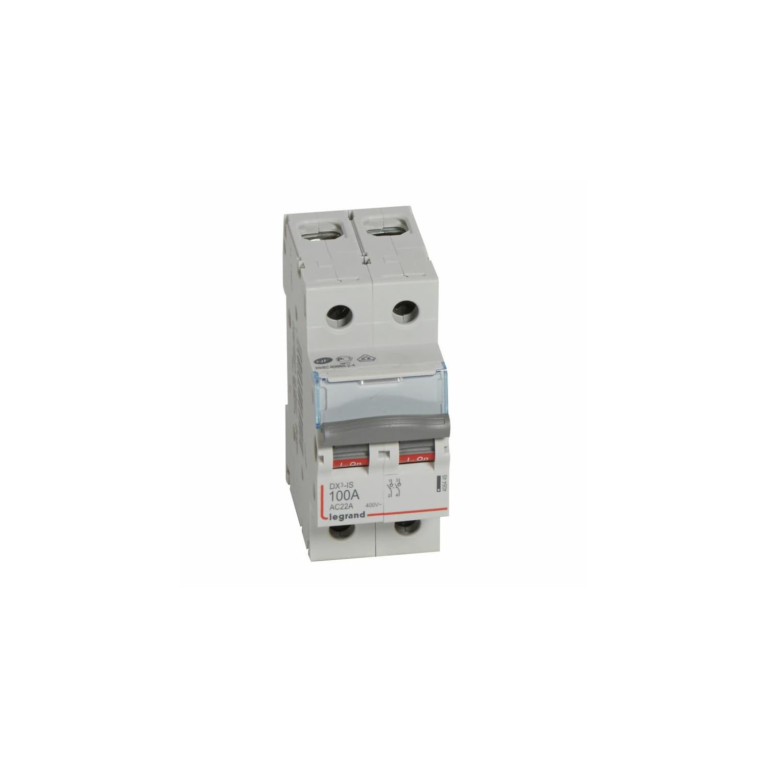 Insulated Disconnect Switch Modular 100A 2P Disconnect 406449