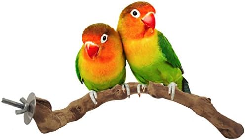 BWOGUE Bird Perch,Natural Grapevine Bird Cage Perch for Parrot Cages Toy