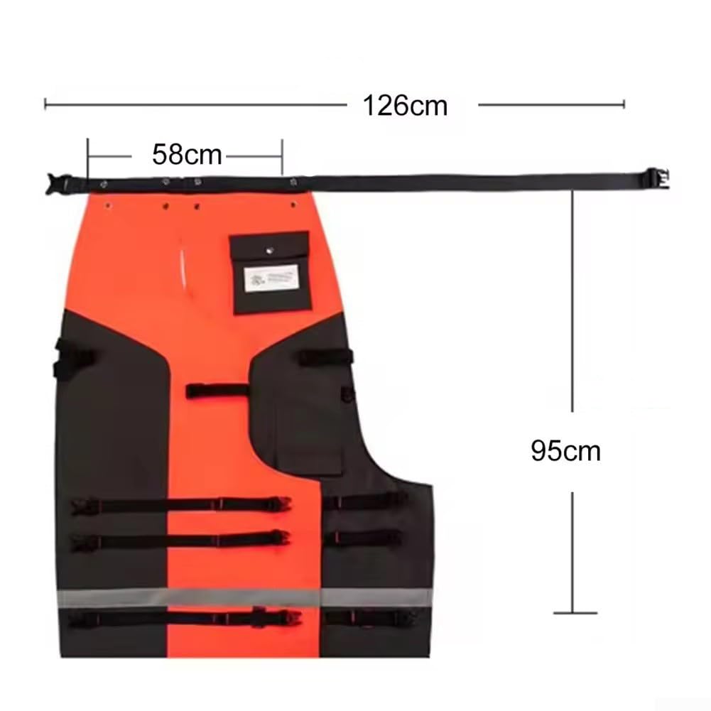 Chainsaw-Chaps - Pantalones de motosierra de 9 capas de tela protectora ajustables para cinturón y piernas para tareas de corte al aire libre