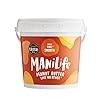 ManiLife Pindakaas – Geheel Natuurlijk, Enkele Herkomst, Geen Toegevoegde Suiker, Geen Palmolie – Deep Roast Smooth – (1…