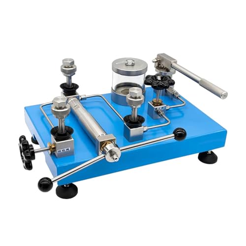 KOSBO Desktop Hydraulische Kalibrierung Pumpe Öl Druck Kalibrator Test Pumpe Max 100Mpa(0-100Mpa)