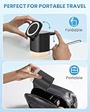 JoyGeek 3-in-1 Charger Stand for Magsafe, Foldable Wireless Charging Station with Night Lights, Magnetic Charger Dock for iPhone 17/16/15/14/13/12 Pro/Max, Air Pods 4-2/Pro, iWatch 2-11/Ultra (Black) - Image 5