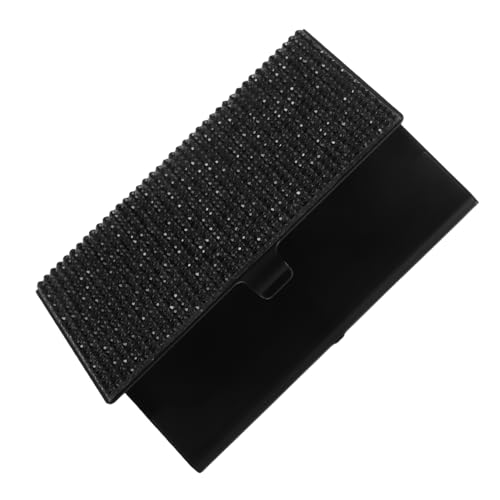 Fashionable Card Case Credit Card Organizer with Crystal Design for Travel and Daily Use