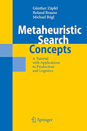 Metaheuristic Search Concepts: A Tutorial with Applications to Production and Logistics 2010th Edition book cover