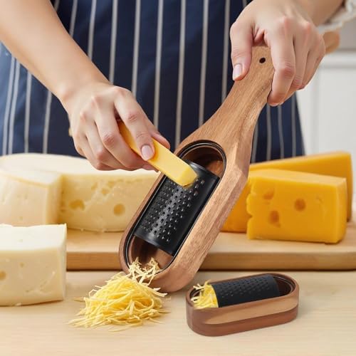 Rallador de Queso con Contenedor y Mango miniatura 2