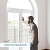 Nivian Alarma de Puerta Inteligente WiFi, Sensor Magnético para Puertas, Inalámbrico con App Móvil, Notificaciones en Tiempo Real, Botón Manual, Sirena 100dB (Unidad) #2