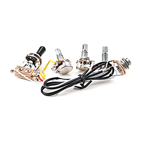 Faisceau de câbles guitare 3 voies A500K circuit électronique 2V 1T - 5