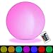 LED Ball Light IP68 Waterproof LED Pool Lights 16 RGB Colors LED Floating Light Rechargeable Remote Control LED Lights Outdoor 5.9-Inch Patio Lawn Decoration LED Ball Lights ¡