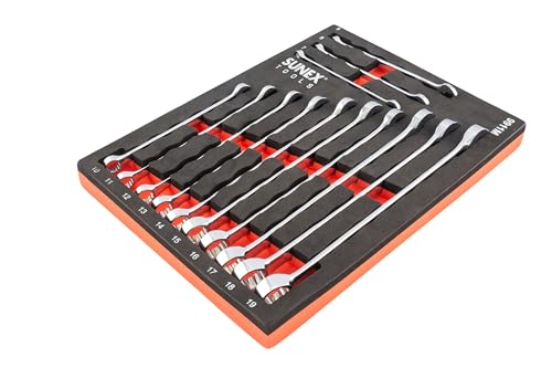 Sunex Tools - 13 PC. V-Groove Metric Wrench Set in EVA Foam 7MM- by Sunex - Used condition - CA$98.19
