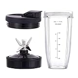 Cuchilla Extractora De 7 Aletas For Vaso De 24 Oz, Compatible Con Ninja, Repuestos For Licuadoras, Compatible Con Nutri, Auto IQ BN801 SS101 BL480-30 BL641