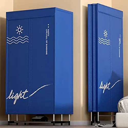 Preisvergleich Produktbild KUENCE Tragbarer elektrischer Wäscheständer mit 1500 W, beheizte Wäscheständermaschine, energieeffizienter 15-kg-Trockner mit großer Kapazität, für Zuhause, Wohnung, Haus, Wohnzimmer, Edelstahl (Gr